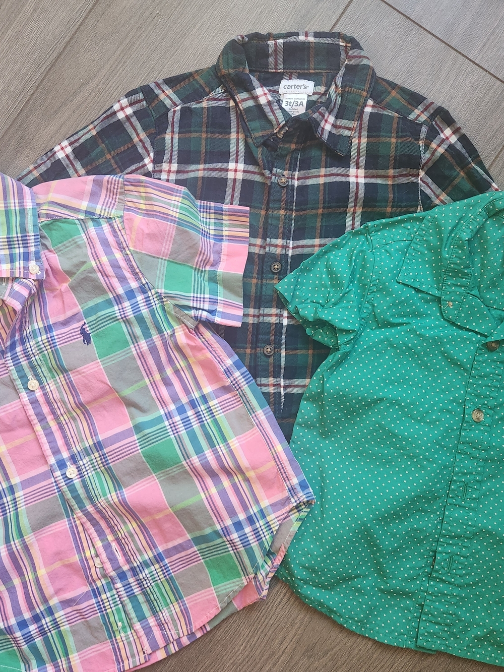 Bundle of Boys Button-Down Shirts Size 3T